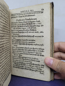 M. Tullii Ciceronis Epistolarum Libri Tres, 1694