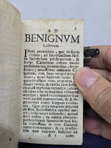 Thesauri Sacrorum Rituum Epitome, 1674