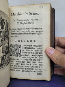 Sponsus Sanguinum Ofte den Bloedighen Bruydegom Onser Zielen; Bound With; Thalamvs Sponsi oft t'Bruydegoms Beddeken, 1623