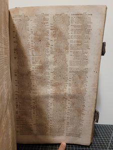 Concordantiae Bibliorum: Iuxta exemplar Vulgatae editionis Sixti V. Pontificis Max. iussu recognitum, et Clementis VIII. Autoritate editum, 1663. Missing Title