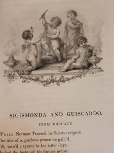 The Fables of John Dryden, ornamented with Engravings from the pencil of the Right Hon. Lady Diana Beauclerc, 1797. With Engravings by Bartolozzi