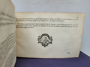 La Science des Negocians et teneur de livres ou instruction générale pour tout ce qui se pratique dans les comptoirs des négocians, 1753. Cianelli de Serans Family Arms