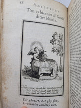 Load image into Gallery viewer, Ydelheyd des werelds verciert met zinnebeelden, rym-dighten, en zede-leeringen, 1714