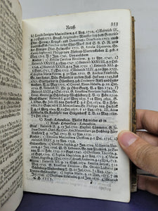 Neues Genealogisch-Schematisches Reichs- und Staats-Handbuch, 1755. Embossed Leather Binding
