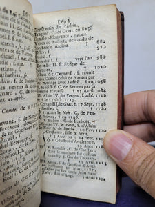 ***RESERVED*** Tablettes Historiques, Généalogiques et Chronologiques, 1749. Tome II of IV. Arms of Madame de Pompadour