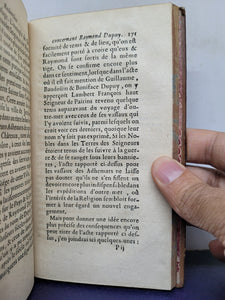 Continuation des Memoires de Litterature et d'Histoire, 1728. Parts 1 of Tomes V and VI. Arms of of Louis-Joseph de Bourbon-Condé, Prince of Condé