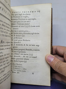 Poesie Dell'abate Pietro Metastasio, 1783. Tome XI of XII. Arms of Louis XVI