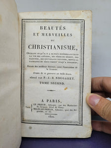 Beautés et Merveilles du Christianisme, 1820. Tome II of II. Arms of Marie-Thérèse-Charlotte, Dauphine of France