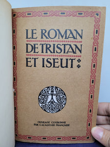 Le Roman de Tristan et Iseut, Early 20th Century. Embroidered Binding