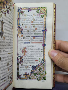 La Sainte Messe, 1891. Illuminated Prayer Book Printed On Vellum