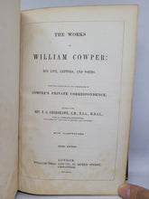 Load image into Gallery viewer, The Works of William Cowper: His Life, Letters, and Poems, 1851. Fore-Edge Painting