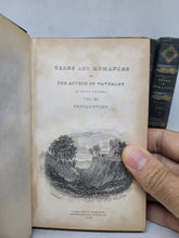 Load image into Gallery viewer, Tales and Romances of the Author of Waverly, 1828. Seven Fore-Edge Paintings