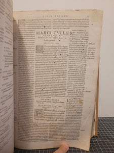 Marci Tullii Ciceronis Familiarium Epistolarum libri XVI, 1557