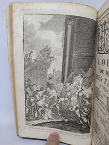 Office de la Semaine Sainte, en latin & en franc̜ois à l'usage de Rome & de Paris, 1752. Arms of Marie-Thérèse-Charlotte, Dauphine of France. Fanfare Binding