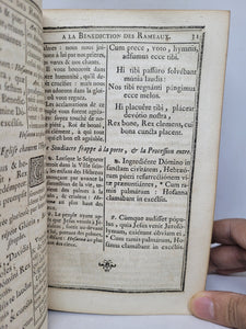 Office de la Semaine Sainte, en latin & en franc̜ois à l'usage de Rome & de Paris, 1752. Arms of Marie-Thérèse-Charlotte, Dauphine of France. Fanfare Binding