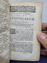 Load image into Gallery viewer, C. Plinii Caecilli Secundi Epistolae et Panegyricus. Editio nova. Marcus Zuerius Boxhornius recensuit, &amp; passim emendavit, 1653. Printed Waste Endpapers