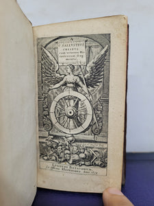 C. Sallustius Crispus Cum veterum historicorum fragmentis, 1634. Fine Binding