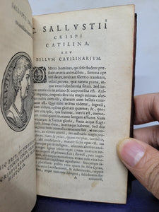 C. Sallustius Crispus Cum veterum historicorum fragmentis, 1634. Fine Binding