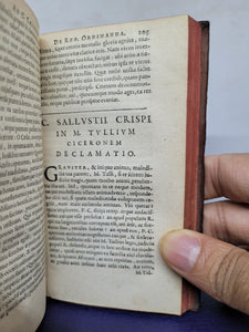 C. Sallustius Crispus Cum veterum historicorum fragmentis, 1634. Fine Binding