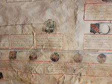 Load image into Gallery viewer, Genealogical Family Tree for the Ancient, Noble, and Knightly Family of Hamme. Manuscript on Parchment, Circa 1755, with additions until the 1870s