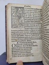 Load image into Gallery viewer, Extraict de Plusieurs Sainctz Docteurs; Bound With; Horae, Use of Rome, 1584/Circa 1520. Sammelband including a Book of Hours