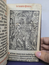 Load image into Gallery viewer, Extraict de Plusieurs Sainctz Docteurs; Bound With; Horae, Use of Rome, 1584/Circa 1520. Sammelband including a Book of Hours