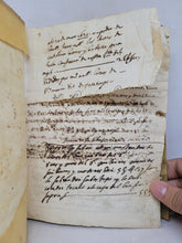 Load image into Gallery viewer, Manuscript of Delivery Notes for Matheu and Pera Antonio Reus, 1625