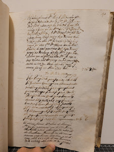 Manuscript of Delivery Notes for Lords Don March Reus Valles and Berga Don Miqul Fon., 1744