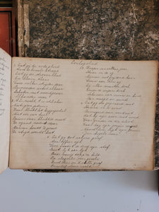 Manuscript Commonplace Book Collection. 52 Manuscripts, 1 Annotated Book. Early 19th to Mid 20th Century