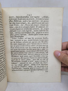 C. Valerii Accincti ad P. Franci Epistolam tertiam responsio, 1696