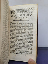Load image into Gallery viewer, La Journée du Chrétien Santifiée par la Pierre et la Méditation, 1775