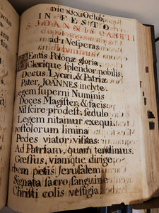 Psalterium Dauidicum Dispositum per Hebdomadam Iuxta Romanum Regulam Ad Usum FF. Min. S. Fran. Capucc. Pars Verspertina, 1748. Stenciled Manuscript Psalter on Paper, Enhanced with Hand Drawn Illustrations and More