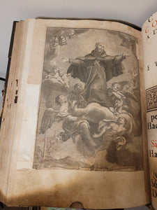 Psalterium Dauidicum Dispositum per Hebdomadam Iuxta Romanum Regulam Ad Usum FF. Min. S. Fran. Capucc. Pars Verspertina, 1748. Stenciled Manuscript Psalter on Paper, Enhanced with Hand Drawn Illustrations and More