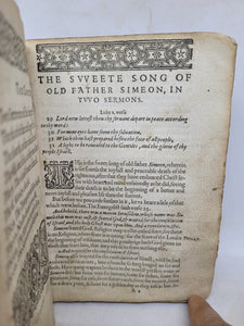The Sermons of Maister Henry Smith; Bound With; Twelve Sermons Preached by Maister Henry Smith; With; Four Sermons Preached by Maister Henry Smith; With; Two Sermons Preached by Maister Henry Smith, 1597/1598/1599. Sammelband of Sermons