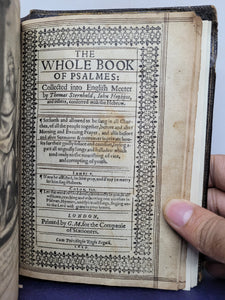 The New Testament of our Lord and Saviour Jesus Christ. Extra Illustrated With 109 Engraved Plates Bound In; Bound with; The Book of Common Prayer; Bound With; The Whole Book of Psalms Collected into English Metre, 1636/1639