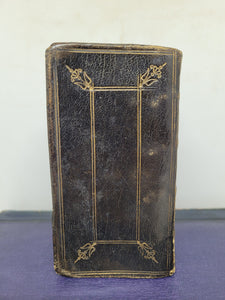 The Holy Bible Containing the Old Testament and The New; Bound With; The Whole Book of Psalms Collected into English Metre, 1658. Printed Waste Pastedowns.