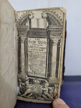 Load image into Gallery viewer, The Holy Bible Containing the Old Testament and The New: Newly Translated Out of The Original Tongues: and with the former Translations diligently Compared and Revised by his Majesties Special Command, 1676