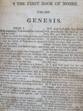 Load image into Gallery viewer, The Holy Bible, containing the Old and New Testaments: translated out of the original tongues: and with the former translations diligently compared and revised, 1826