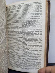 The Holy Bible, Containing the Old and New Testaments: Translated out of the Original Tongues: and with the Former Translations Diligently Compared and Revised, 1830