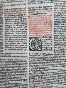 Sexti Libri Materia Cum Capitolorum Numero; Bound With; Clementinarum Materia; Bound With; Extrauagantes xx Johanis xxii; Bound With; Extrauagantes Communes, 1510/1511(?) Sammelband of Early Law Works, All Printed by Thielmann Kerver