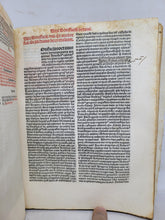 Load image into Gallery viewer, Sexti Libri Materia Cum Capitolorum Numero; Bound With; Clementinarum Materia; Bound With; Extrauagantes xx Johanis xxii; Bound With; Extrauagantes Communes, 1510/1511(?) Sammelband of Early Law Works, All Printed by Thielmann Kerver