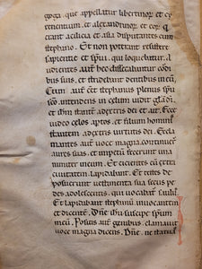 Missal Containing Prayers for Advent and the Votive Mass, Circa 1150-1200. Likely Northern England. Substantial Gathering of a 12th Century Latin Manuscript on Vellum. With a Potential Connection to Fountains Abbey