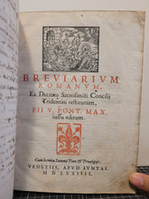 Load image into Gallery viewer, Breviarium Romanum, ex Decreto Sacrosancti Concilii Tridentini restitutum, 1574