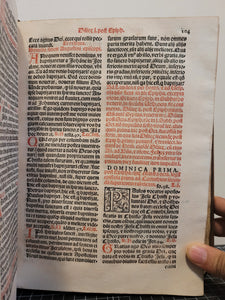 Pontificale Romanum. Ad omnes pontificias ceremonias, quibus nunc utitur sacrosancta Romana Ecclesia accomodatum, 1572. Beautiful Blind-Stamped Contemporary Binding