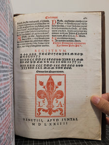 Breviarium Romanum, ex Decreto Sacrosancti Concilii Tridentini restitutum, 1574