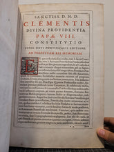 Load image into Gallery viewer, Pontificale Romanum Clementis VIII. Pont. Max. iussu restitutum atque editum, 1627