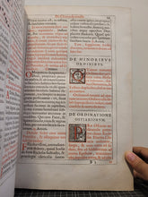 Load image into Gallery viewer, Pontificale Romanum Clementis VIII. Pont. Max. iussu restitutum atque editum, 1627