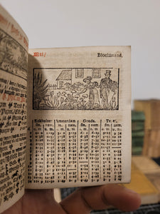 Enkhuizer Almanak. A Collection of 81 Dutch Almanacs from the Years 1814 to 1946. Some with Personal Markings, or Limp Vellum Long-Stiched Wallet Bindings