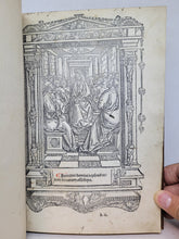 Load image into Gallery viewer, Book of Hours, Use of Rome, Circa 1510. A Rare Copy on Paper, With Large and Untrimmed Margins