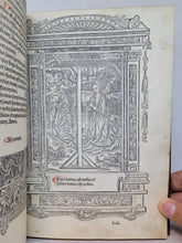 Load image into Gallery viewer, Book of Hours, Use of Rome, Circa 1510. A Rare Copy on Paper, With Large and Untrimmed Margins